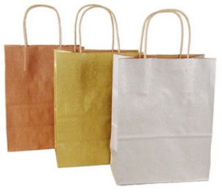 Premium Metal paper shopping bag